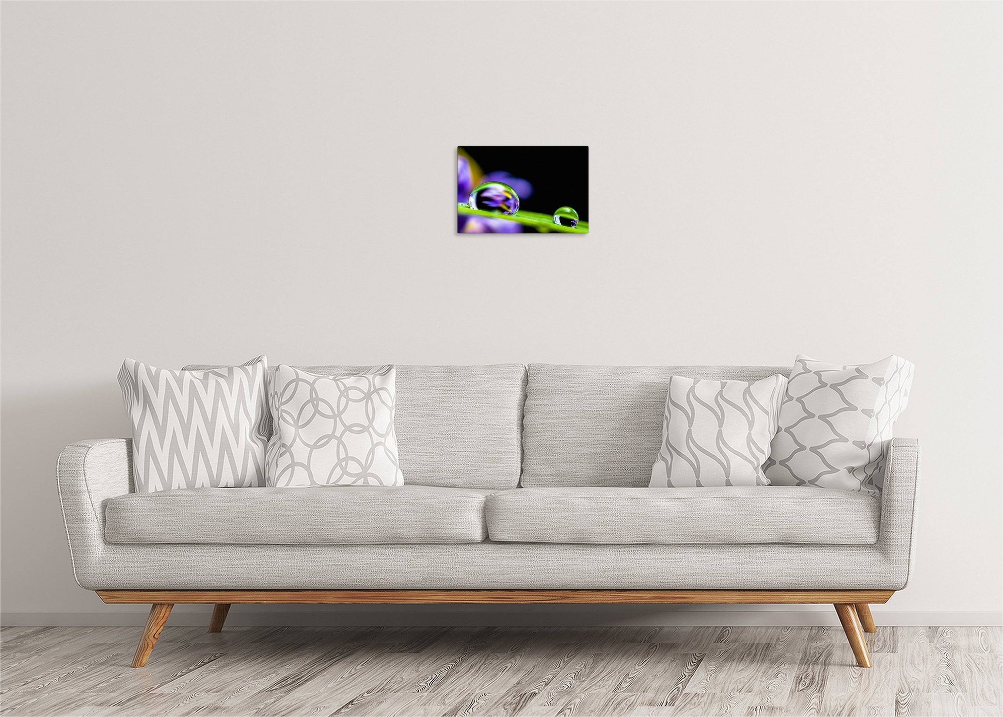 Water Droplets on Leaf