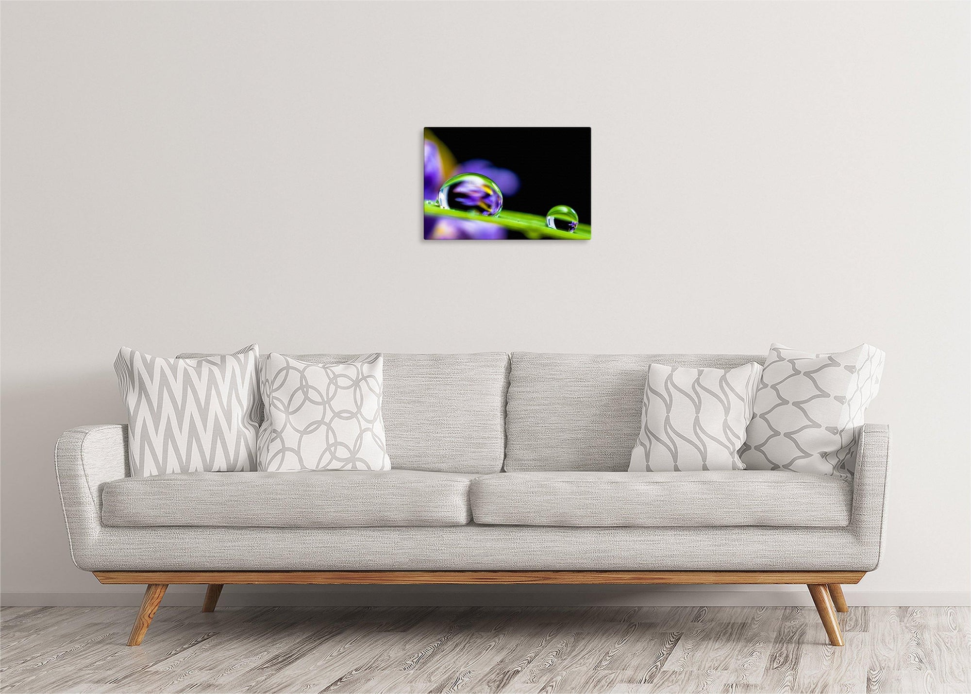 Water Droplets on Leaf