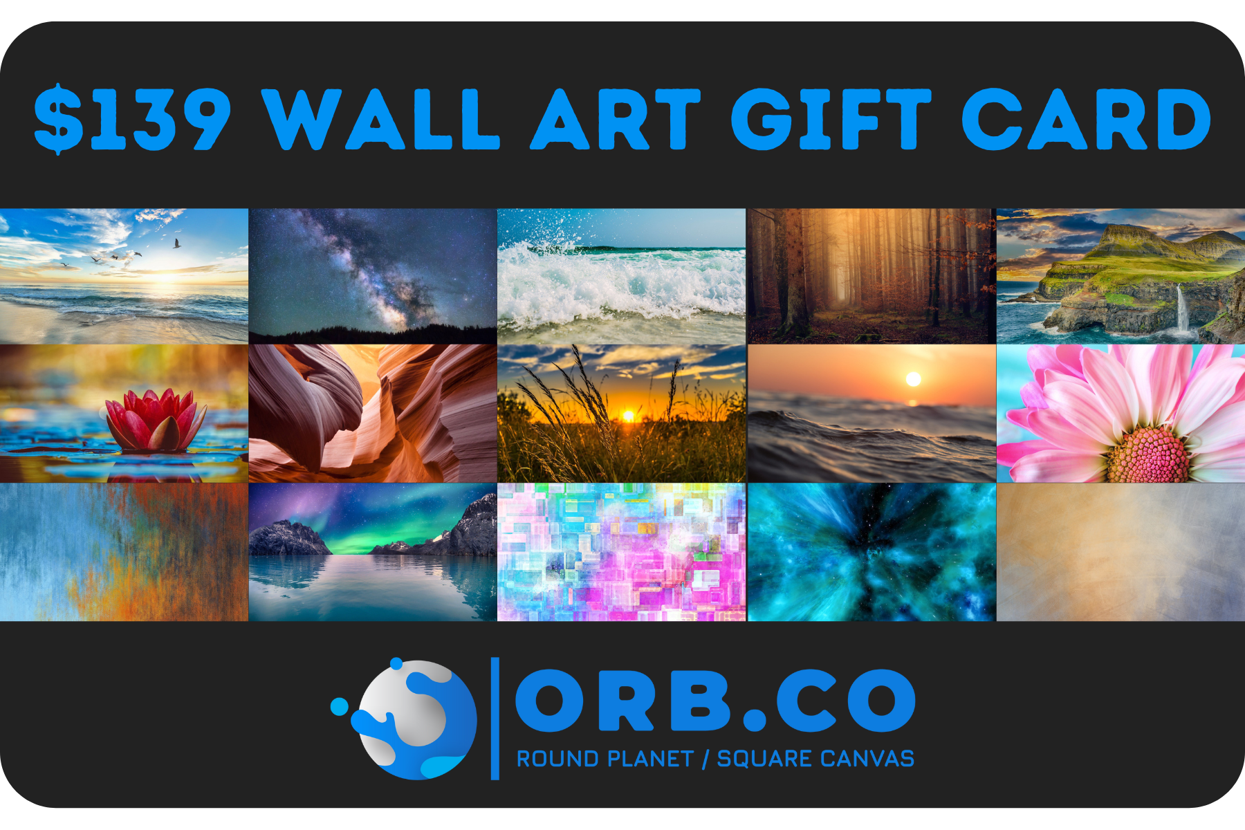 $139 Wall Art Gift Card
