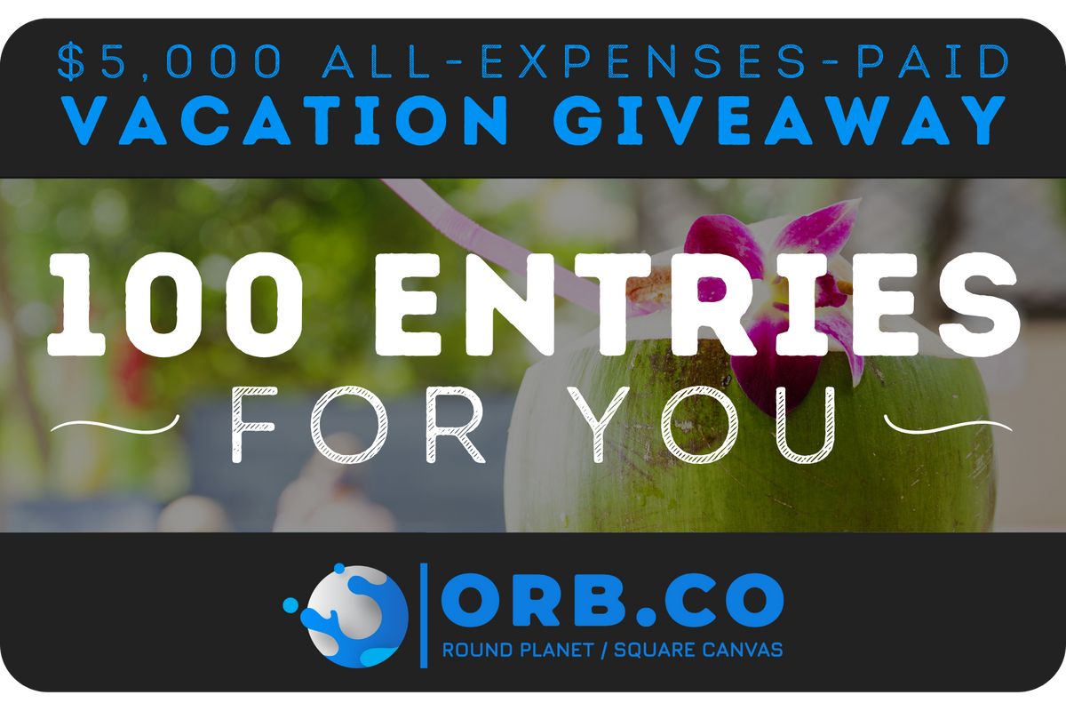 100 Giveaway Entries For You